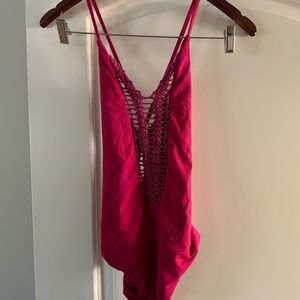 Billabong hippy hooray crochet one piece